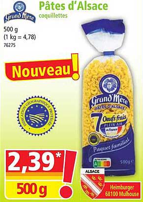 grand mère pâtes d'alsace