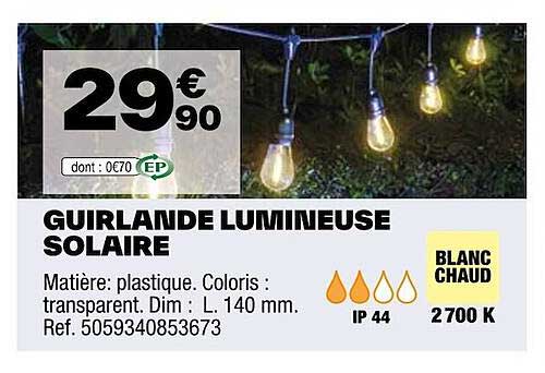 Guirlande Lumineuse Solaire