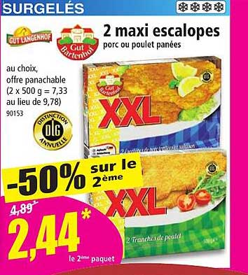 gut langenhof 2 maxi escalopes