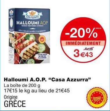 halloumi a.o.p. "casa azzurra"