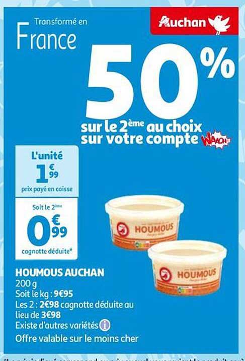 Houmous Auchan