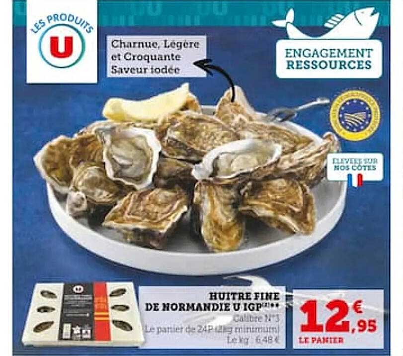 Huître Fine De Normandie U Igp