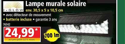 I-glow Lampe Murale Solaire