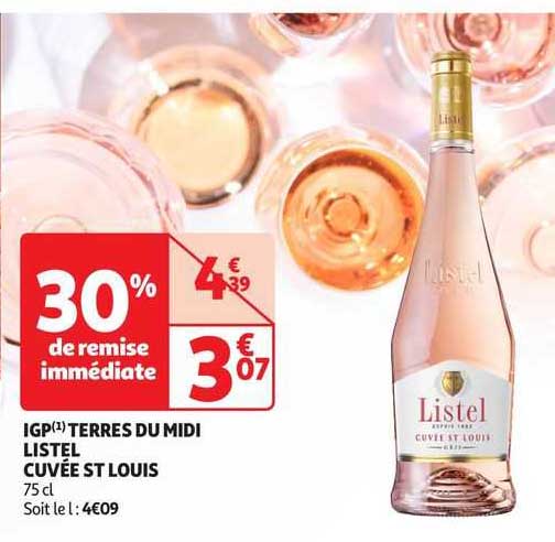 igp terres du midi listel cuvée st louis