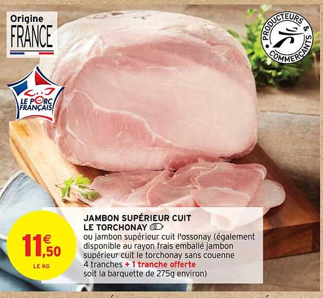 Jambon Supérieur Cuit Le Torchonay