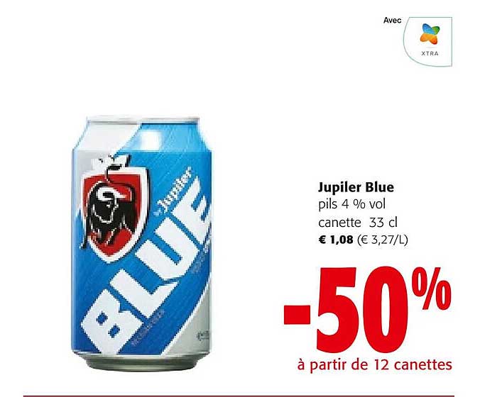 jupiler bleu