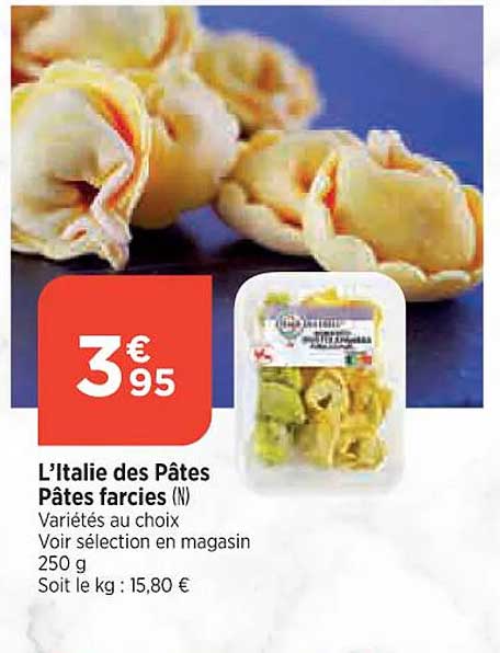 l'italie des pâtes pâtes farcies