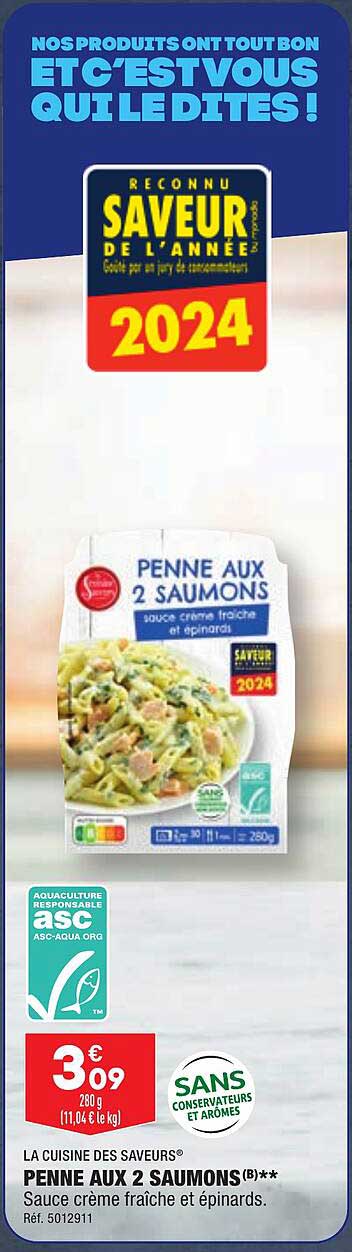 La Cuisine Des Saveurs Penne Aux 2 Saumons