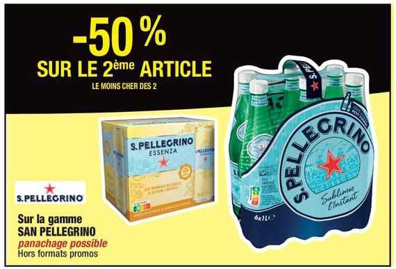 la gamme san pellegrino