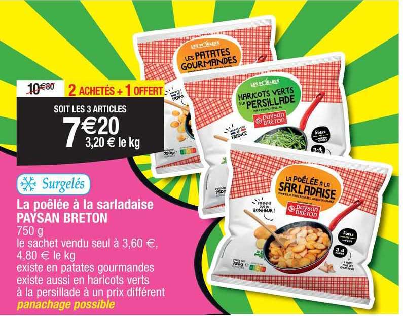 la poêlée à la sarladaise paysan breton