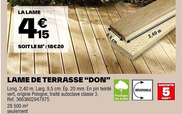 Lame De Terrasse "don"