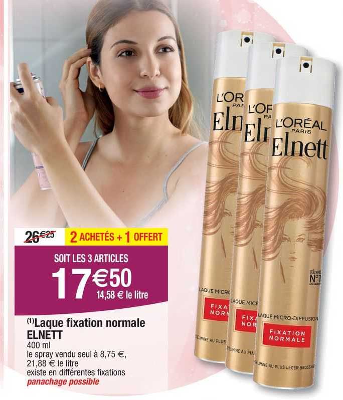 laque fixation normale elnett