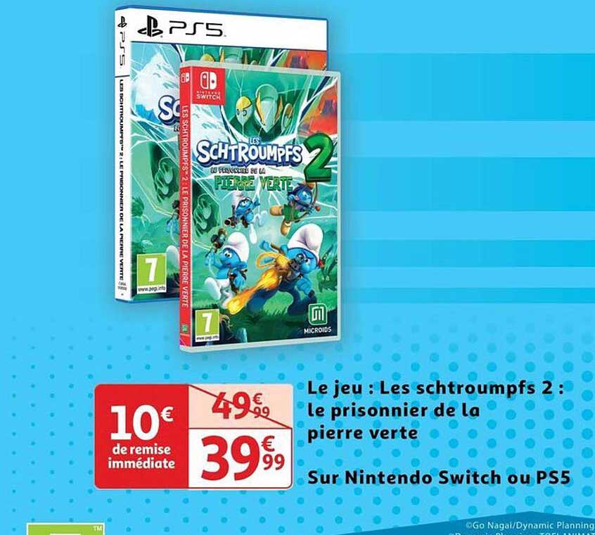 le jeu : les schtroumpfs 2 : le prisonnier de la pierre verte