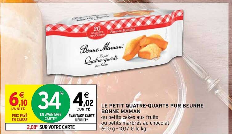 le petit quatre-quarts pur beurre bonne maman