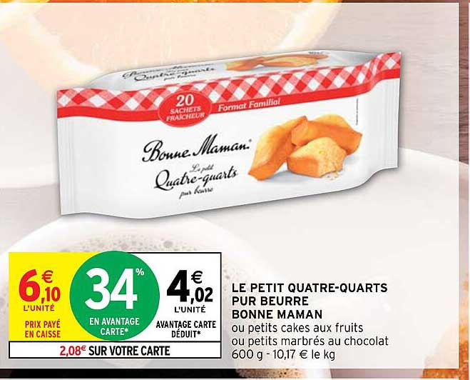 le petit quatre-quarts pur beurre bonne maman