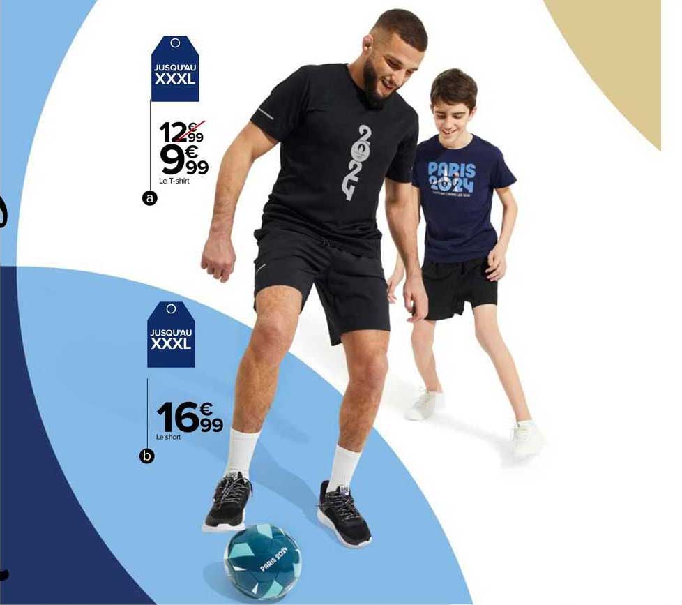 le t-shirt, le short