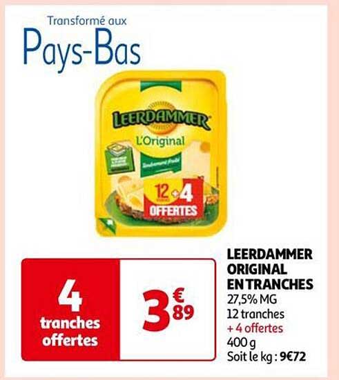 Leerdammer Original En Tranches