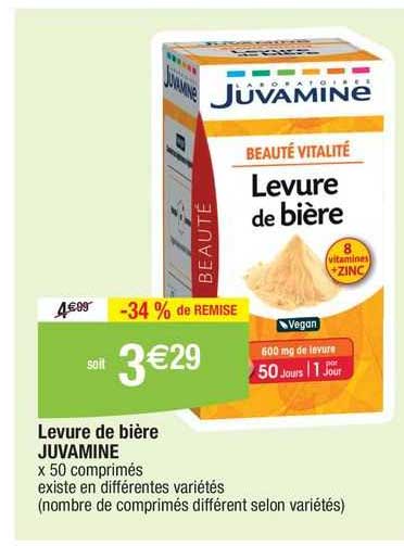 levure de bière juvamine