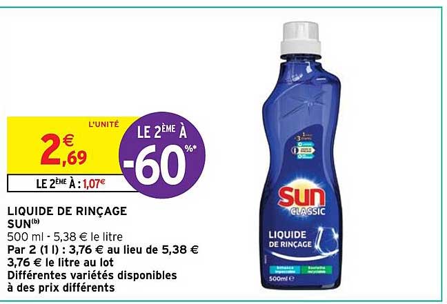 Liquide De Rinçage Sun
