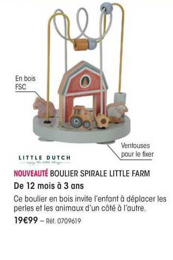 little dutch boulier spirale little farm