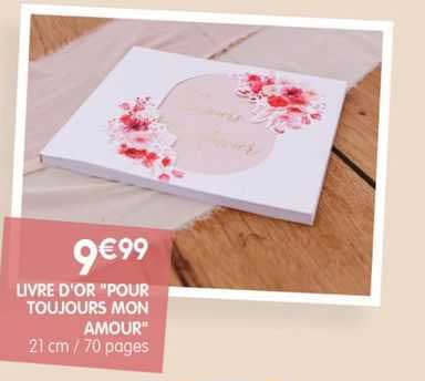 livre d'or "pour toujours mon amour"