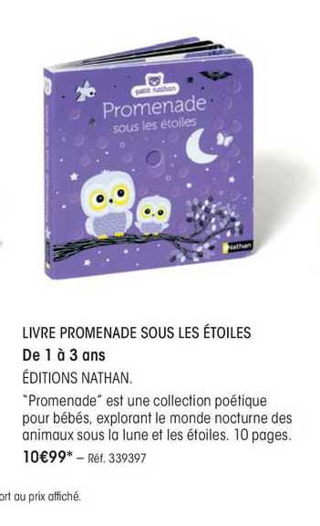livre promenade sous les étoiles