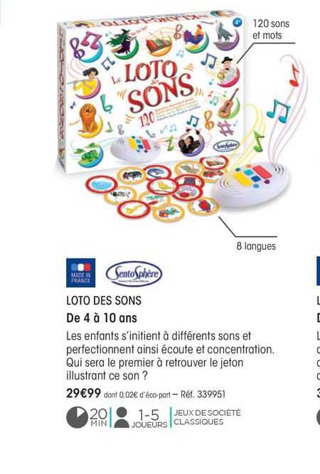 loto de sons sentosphère