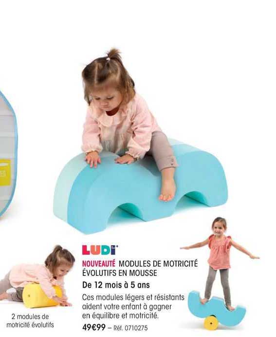 ludi modules de motricité évolutifs en mousse