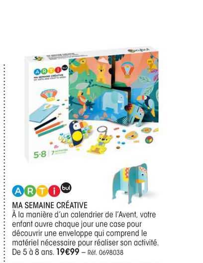 ma semaine créative arti bul