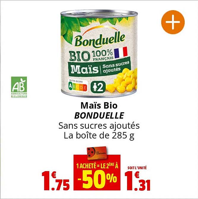Maïs Bio Bonduelle