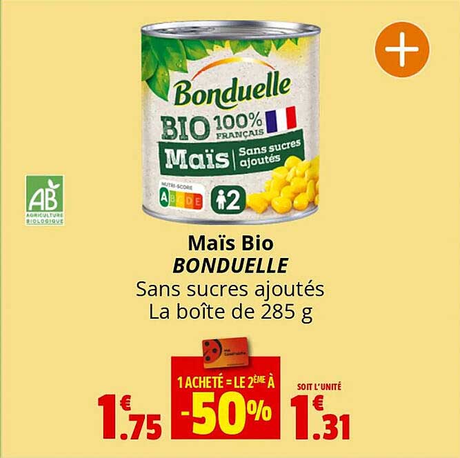 Maïs Bio Bonduelle