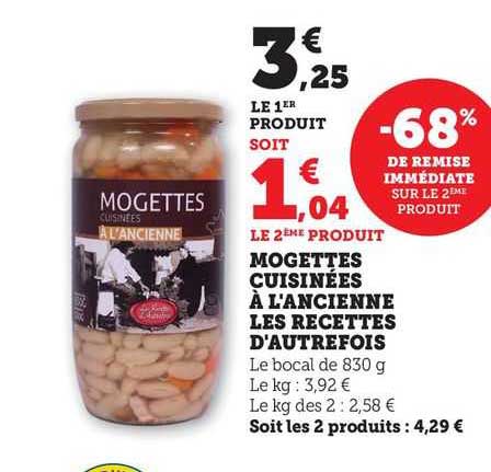 mogettes cuisinées à l'ancienne les recettes d'autrefois