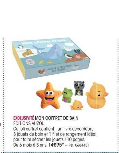 mon coffret de bain éditions auzou