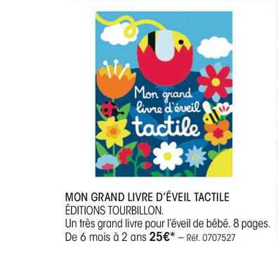 mon grand livre d'éveil tactile