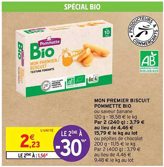 mon premier biscuit pommette bio