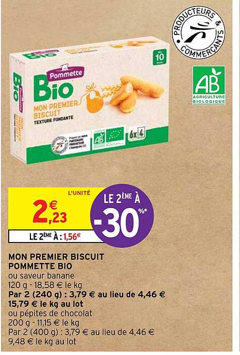 mon premier biscuit pommette bio