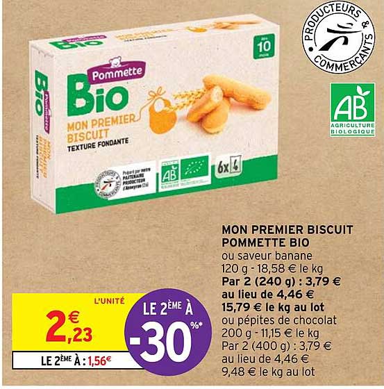 mon premier biscuit pommette bio