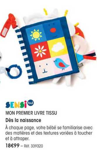 mon premier livre tissue sensibul