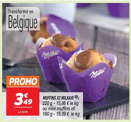 Muffins X2 Milka