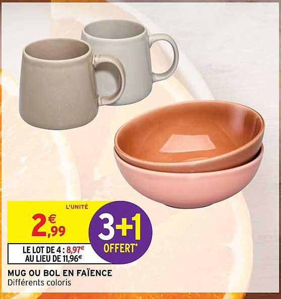 Mug Ou Bol En Faïence