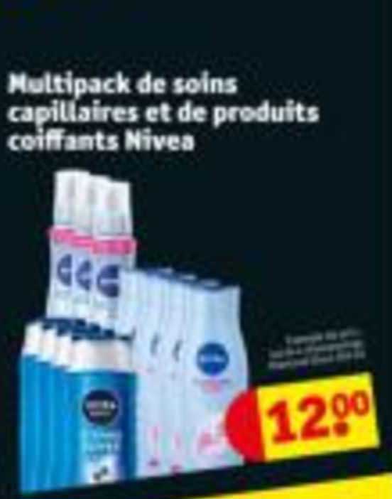 multipack det soins capillaires et de produits coiffants nivea