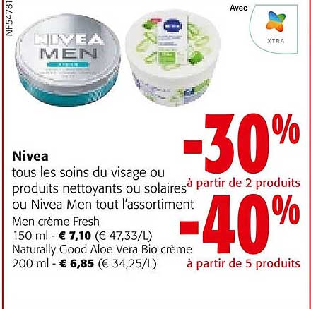 nivea les soins du visage ou produits nettoyants ou solaires ou nivea men