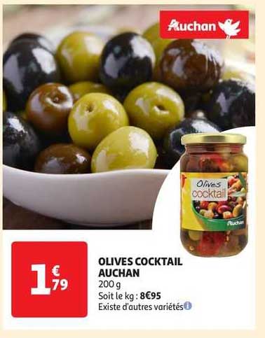 Olives Cocktail Auchan