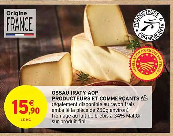 ossau iraty aop producteurs et commerçants