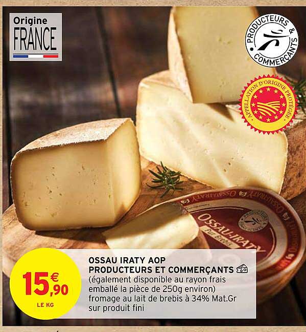 ossau iraty aop producteurs et commerçants