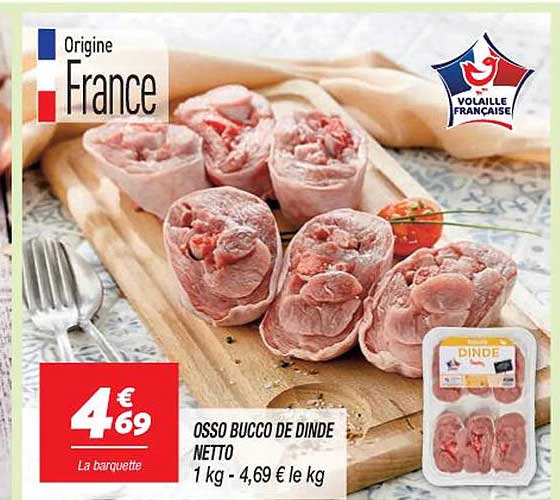osso bucco de dinde netto