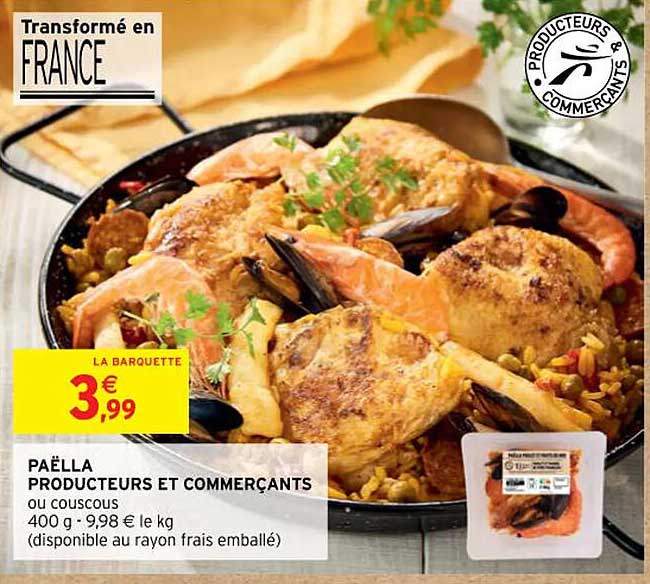 paëlla producteurs et commerçants