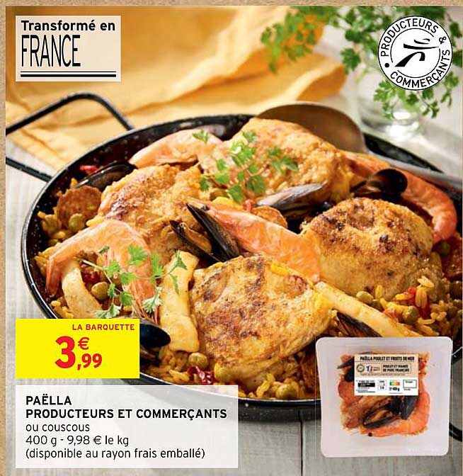 paëlla producteurs et commerçants