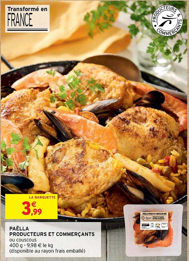 paëlla producteurs et commerçants