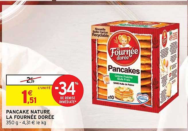 pancake nature la fournée dorée